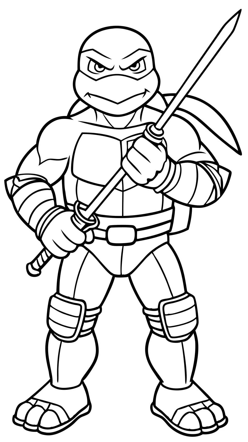 TMNT Páginas para colorear gratis